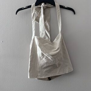 Lulu's Cream Halter Top